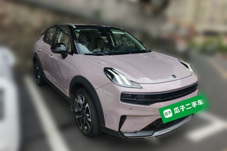 Used Lynk & Co 06 2021 1.5T Shero Pink Special Edition Front Right 45 Deg