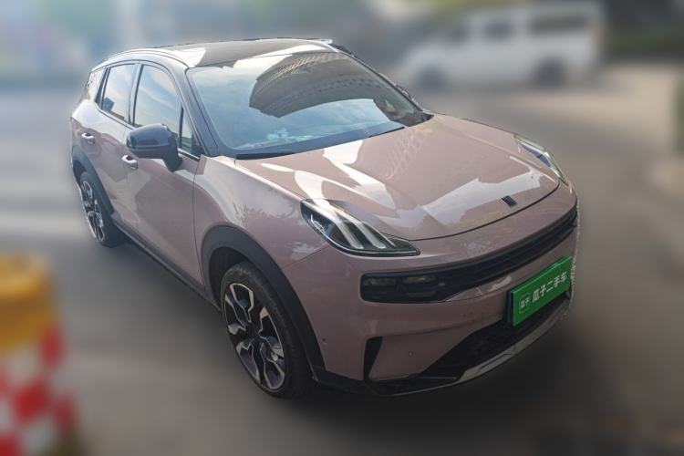 Used Lynk & Co 06 2021 1.5T Shero Pink Special Edition Front Right 45 Deg