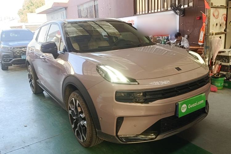 Used Lynk & Co 06 2021 1.5T Shero Pink Special Edition Front Right 45 Deg
