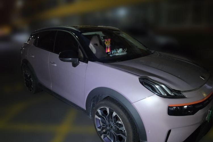 Used Lynk & Co 06 2021 1.5T Shero Pink Special Edition Front Right 45 Deg