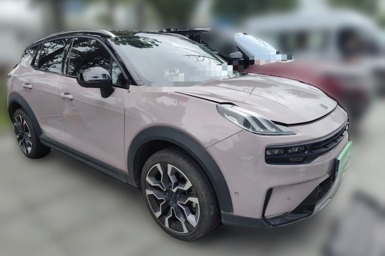 Used Lynk & Co 06 2021 1.5T Shero Pink Special Edition Front Right 45 Deg