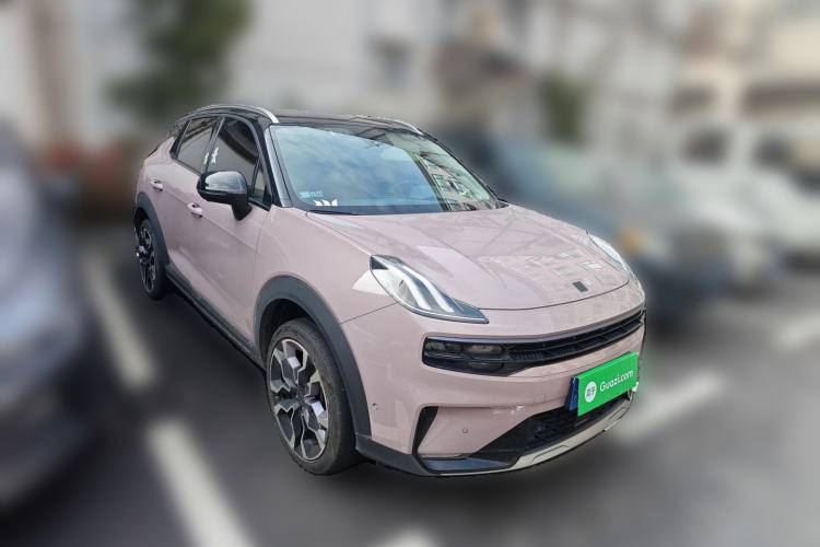 Used Lynk & Co 06 2021 1.5T Shero Pink Special Edition Front Right 45 Deg
