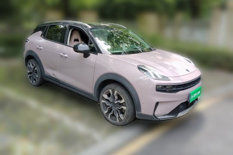 Used Lynk & Co 06 2021 1.5T Shero Pink Special Edition Front Right 45 Deg