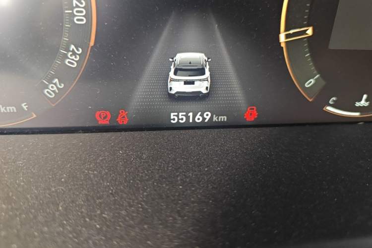 Used Lynk & Co 06 2021 1.5T Shero Pink Special Edition Odometer Close Up