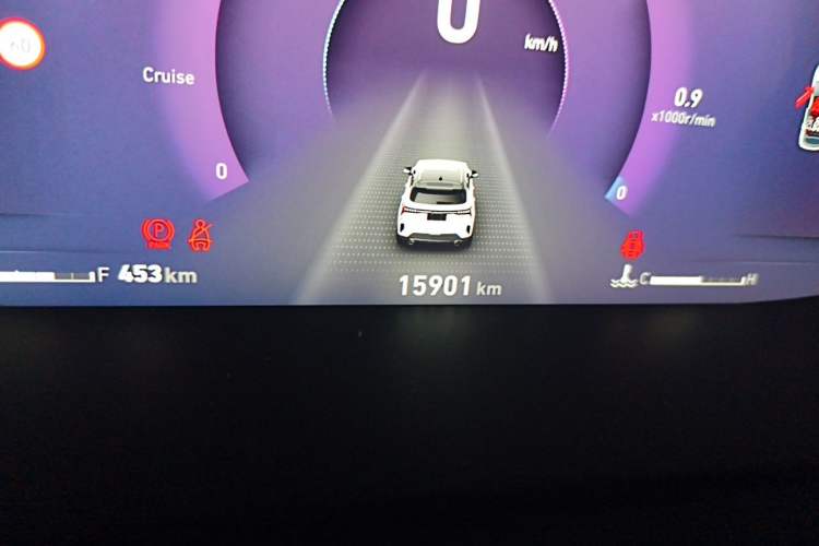 Used Lynk & Co 06 2021 1.5T Shero Pink Special Edition Odometer Close Up
