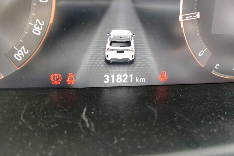 Used Lynk & Co 06 2021 1.5T Shero Pink Special Edition Odometer Close Up