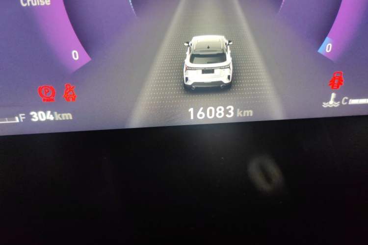 Used Lynk & Co 06 2021 1.5T Shero Pink Special Edition Odometer Close Up