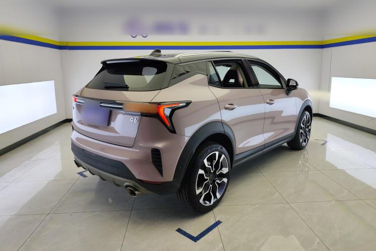 Used Lynk & Co 06 2021 1.5T Shero Pink Special Edition Rear Right 45 Deg
