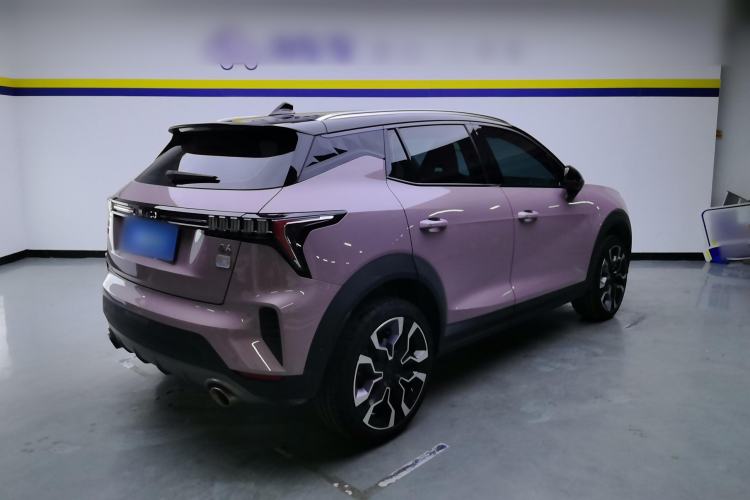 Used Lynk & Co 06 2021 1.5T Shero Pink Special Edition Rear Right 45 Deg