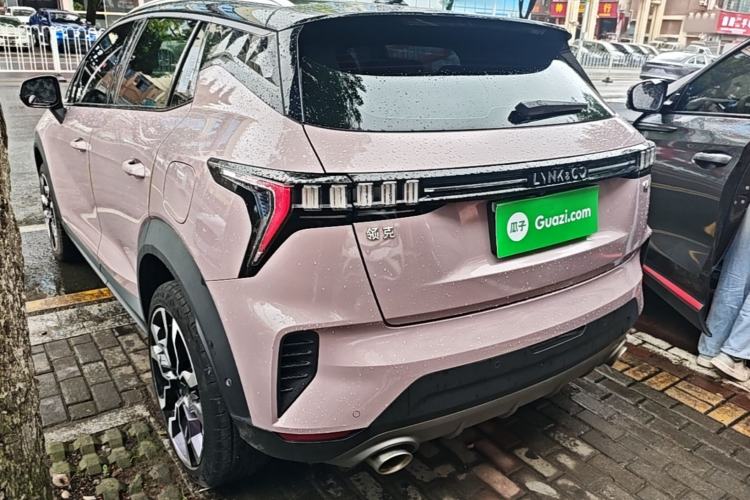 Used Lynk & Co 06 2021 1.5T Shero Pink Special Edition Rear Left 45 Deg