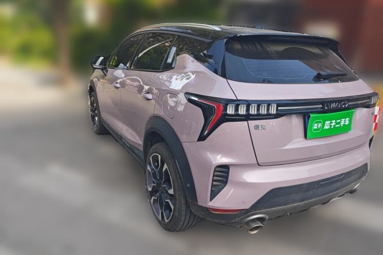 Used Lynk & Co 06 2021 1.5T Shero Pink Special Edition Rear Left 45 Deg
