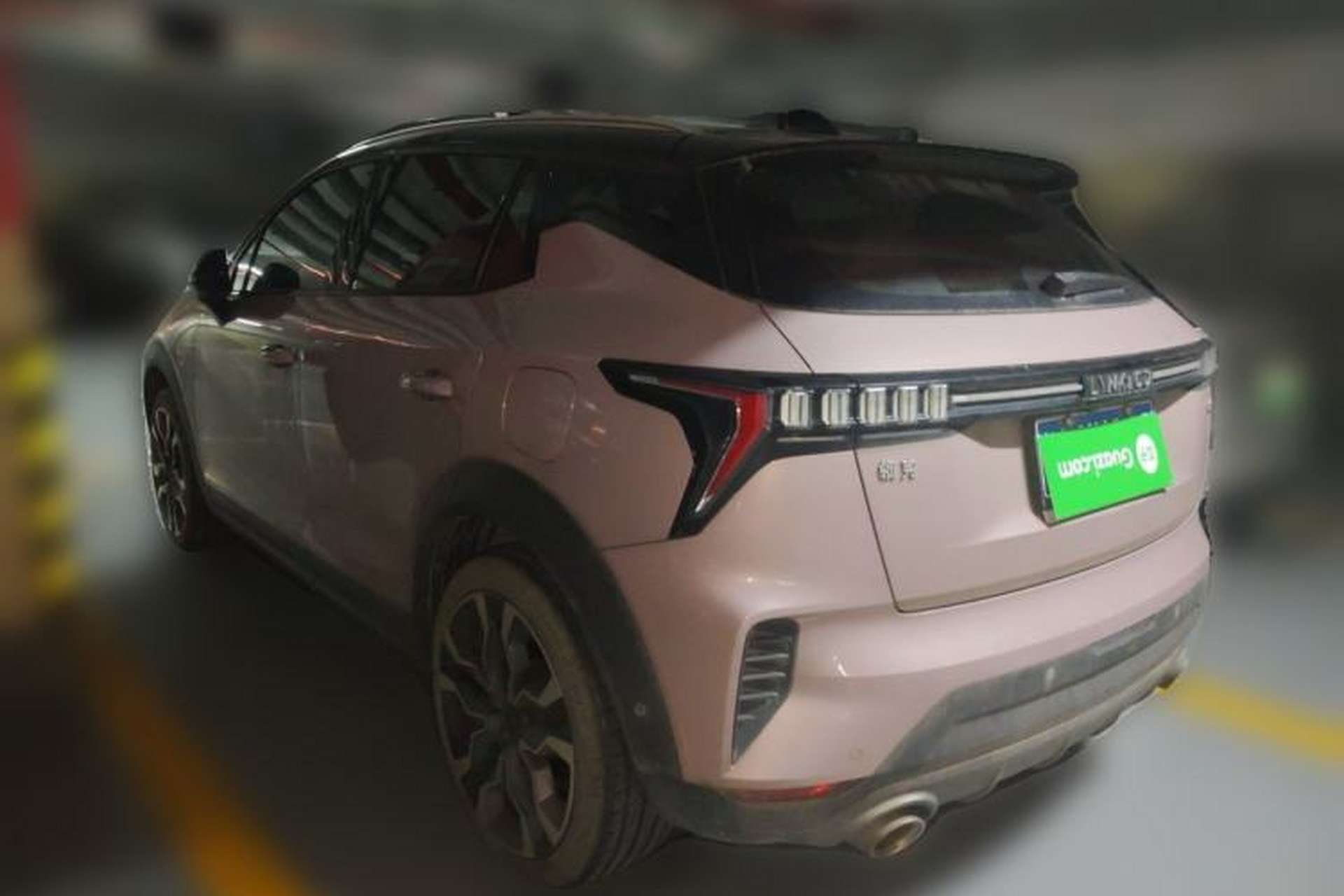 Used Lynk & Co 06 2021 1.5T Shero Pink Special Edition Rear Left 45 Deg
