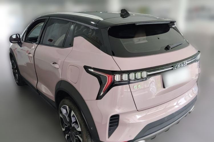 Used Lynk & Co 06 2021 1.5T Shero Pink Special Edition Rear Left 45 Deg