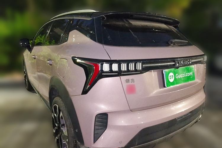 Used Lynk & Co 06 2021 1.5T Shero Pink Special Edition Rear Left 45 Deg