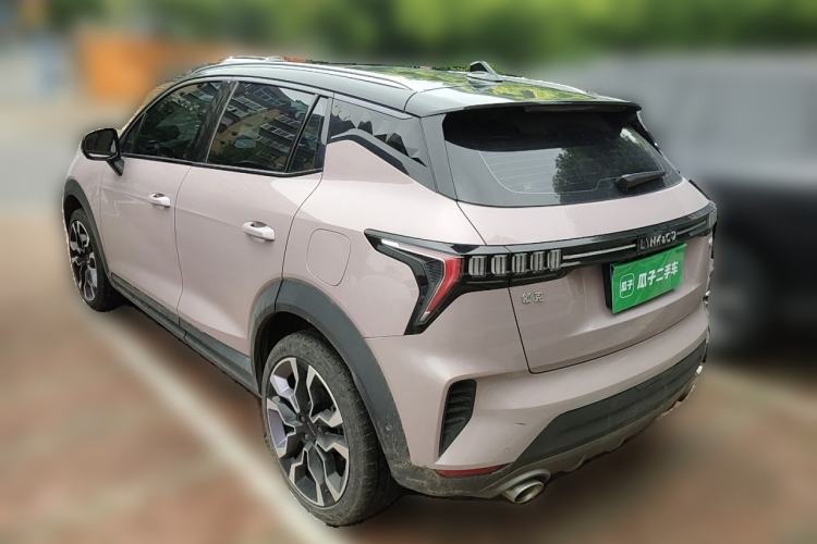 Used Lynk & Co 06 2021 1.5T Shero Pink Special Edition Rear Left 45 Deg