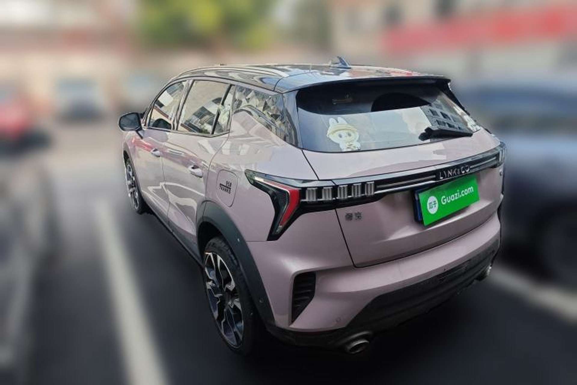 Used Lynk & Co 06 2021 1.5T Shero Pink Special Edition Rear Left 45 Deg