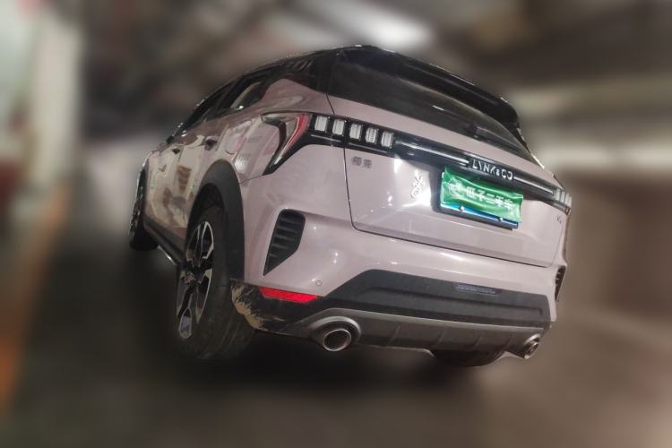 Used Lynk & Co 06 2021 1.5T Shero Pink Special Edition Rear Left 45 Deg