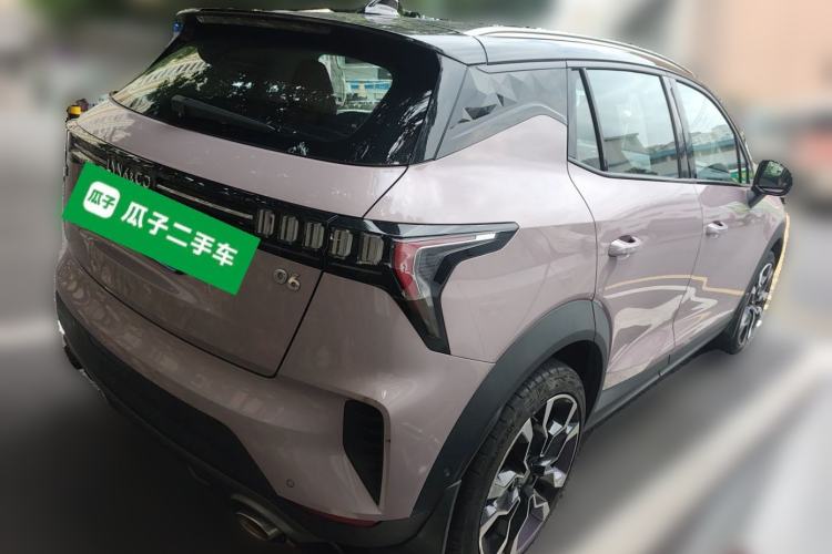 Used Lynk & Co 06 2021 1.5T Shero Pink Special Edition Rear Right 45 Deg