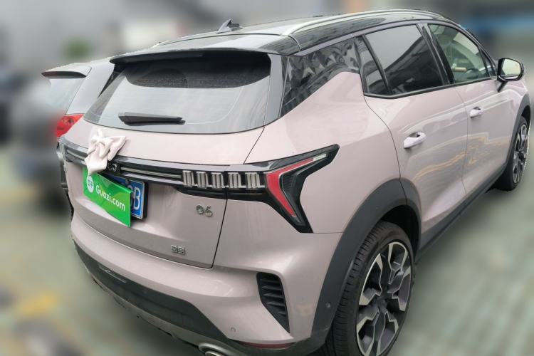Used Lynk & Co 06 2021 1.5T Shero Pink Special Edition Rear Right 45 Deg