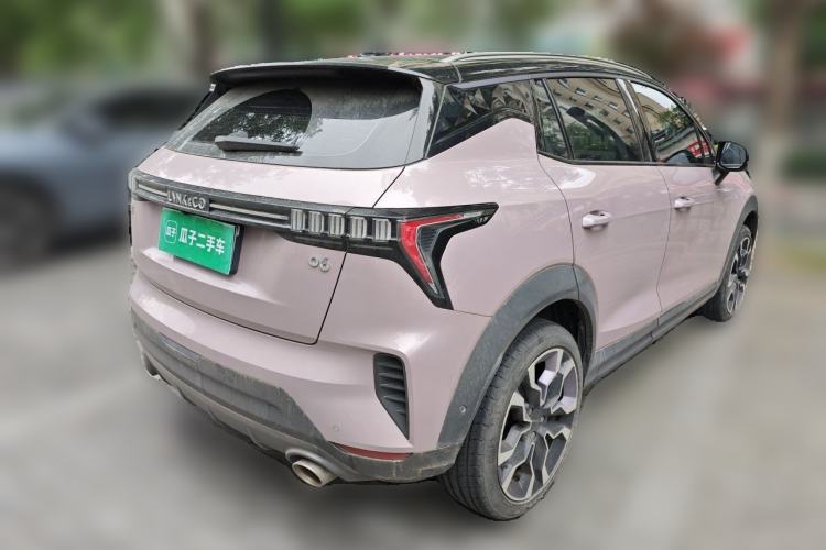 Used Lynk & Co 06 2021 1.5T Shero Pink Special Edition Rear Right 45 Deg