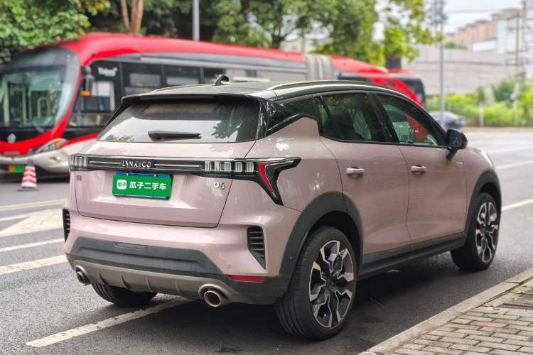 Used Lynk & Co 06 2021 1.5T Shero Pink Special Edition Rear Right 45 Deg