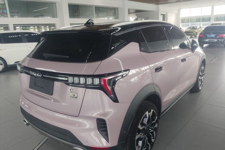 Used Lynk & Co 06 2021 1.5T Shero Pink Special Edition Rear Right 45 Deg
