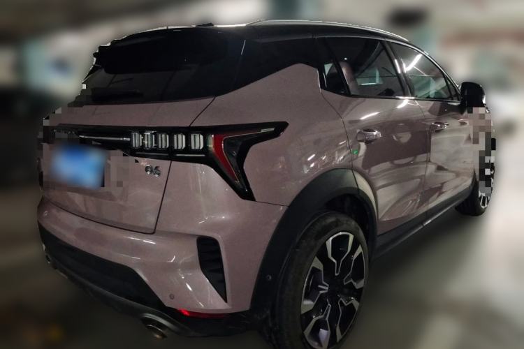 Used Lynk & Co 06 2021 1.5T Shero Pink Special Edition Rear Right 45 Deg
