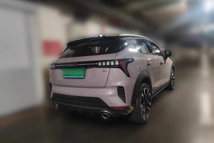 Used Lynk & Co 06 2021 1.5T Shero Pink Special Edition Rear Right 45 Deg