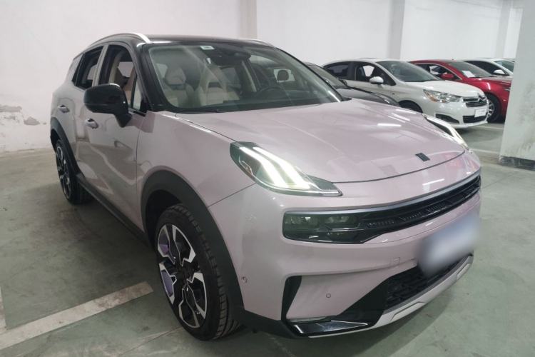 Used Lynk & Co 06 2021 1.5T Shero Pink Special Edition Front Right 45 Deg