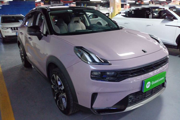 Used Lynk & Co 06 2021 1.5T Shero Pink Special Edition Front Right 45 Deg