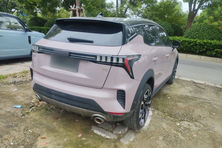 Used Lynk & Co 06 2021 1.5T Shero Pink Special Edition Rear Right 45 Deg