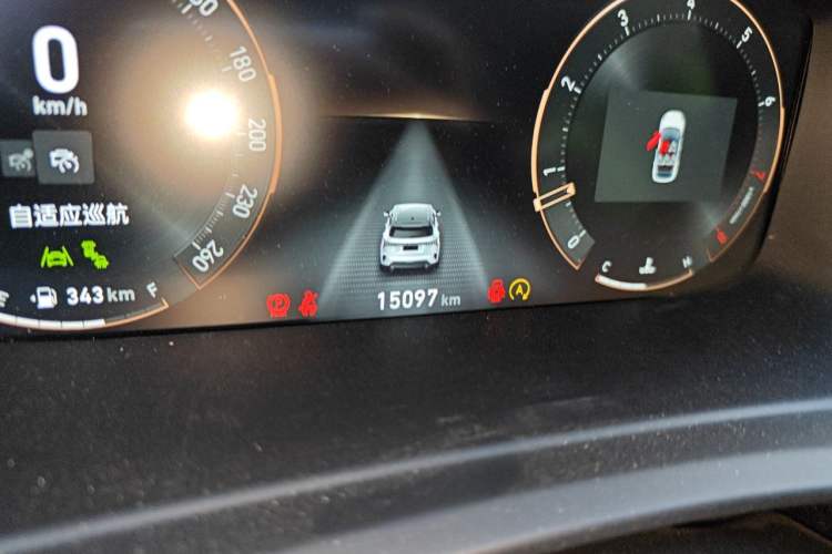 Used Lynk & Co 06 2023 Remix 1.5T Shero Odometer Close Up
