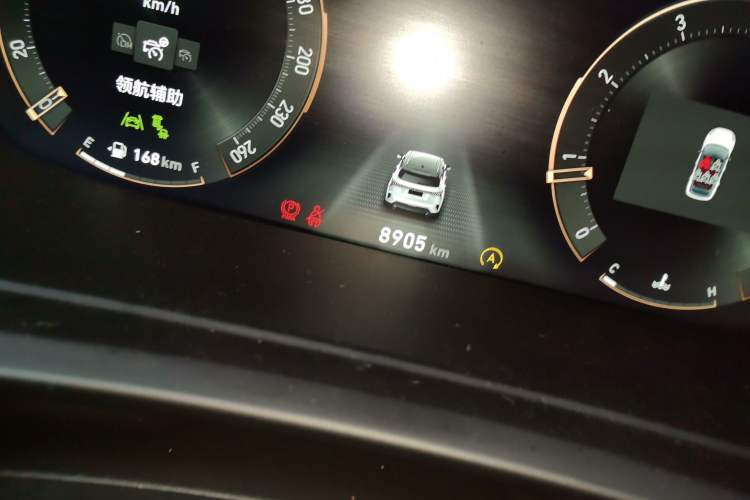 Used Lynk & Co 06 2023 Remix 1.5T Shero Odometer Close Up