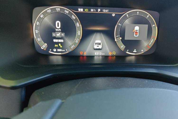 Used Lynk & Co 06 2023 Remix 1.5T Dynamic Halo Odometer Close Up