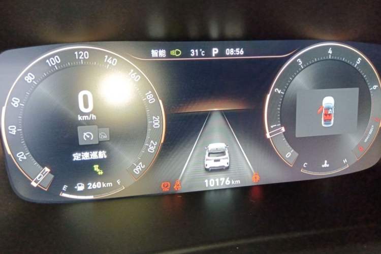Used Lynk & Co 06 2023 Remix 1.5T JinPro Odometer Close Up