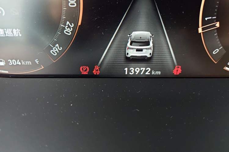 Used Lynk & Co 06 2023 Remix 1.5T Plus Model Odometer Close Up