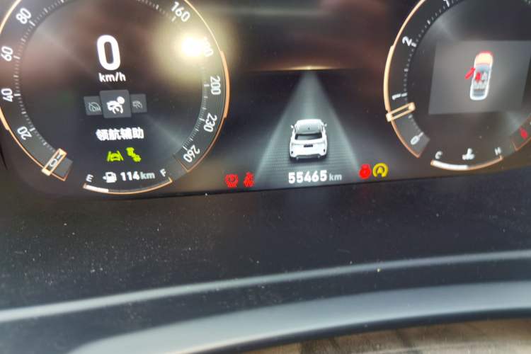 Used Lynk & Co 06 2023 Remix 1.5T Dynamic Halo Odometer Close Up
