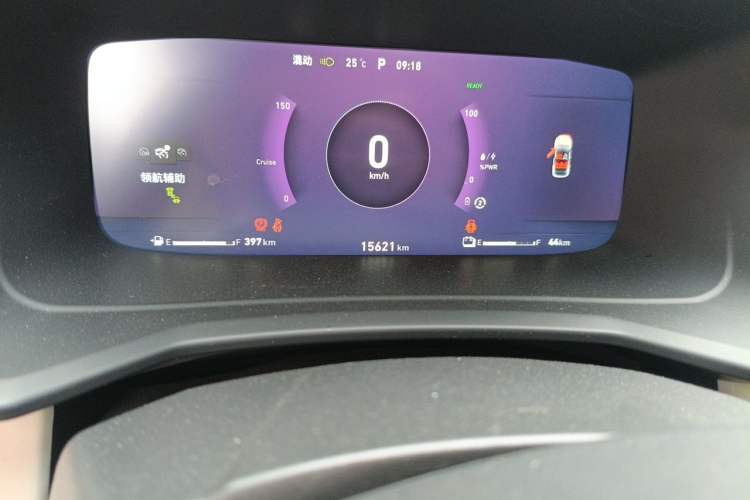 Used Lynk & Co 06 EM-P 2022 PHEV 84 km Range Pro Version Odometer Close Up