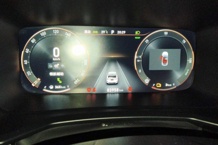 Used Lynk & Co 06 EM-P 2022 PHEV 84 km Range Pro Version Odometer Close Up