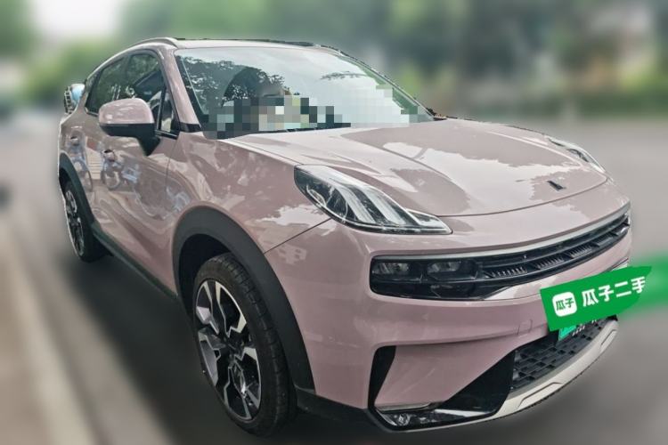 Used Lynk & Co 06 EM-P 2022 PHEV Shero Pink Special Edition Front Right 45 Deg