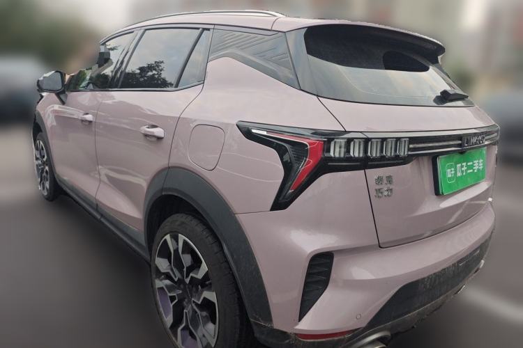Used Lynk & Co 06 EM-P 2022 PHEV Shero Pink Special Edition Rear Left 45 Deg