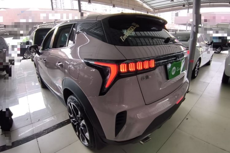 Used Lynk & Co 06 EM-P 2022 PHEV Shero Pink Special Edition Rear Left 45 Deg