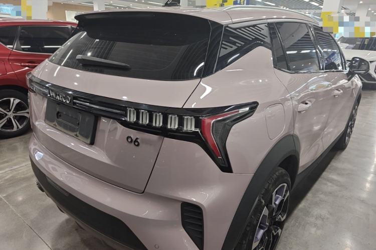 Used Lynk & Co 06 EM-P 2022 PHEV Shero Pink Special Edition Rear Right 45 Deg
