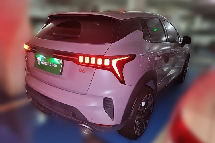 Used Lynk & Co 06 EM-P 2022 PHEV Shero Pink Special Edition Rear Right 45 Deg