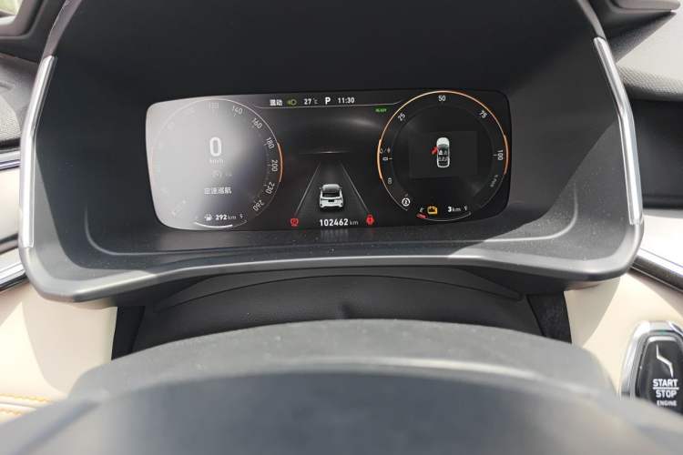 Used Lynk & Co 06 EM-P 2022 PHEV 84 km Range Pro Version Odometer Close Up