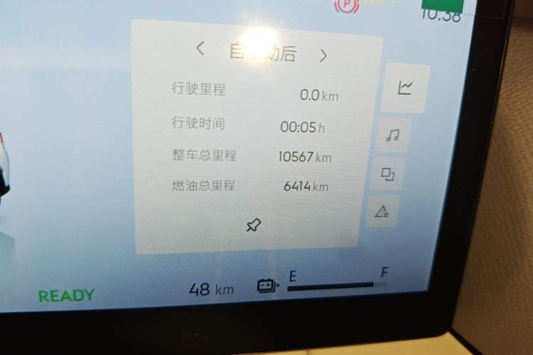 Used Lynk & Co 06 EM-P 2023 EM-P 56 Standard Range Pro Odometer Close Up