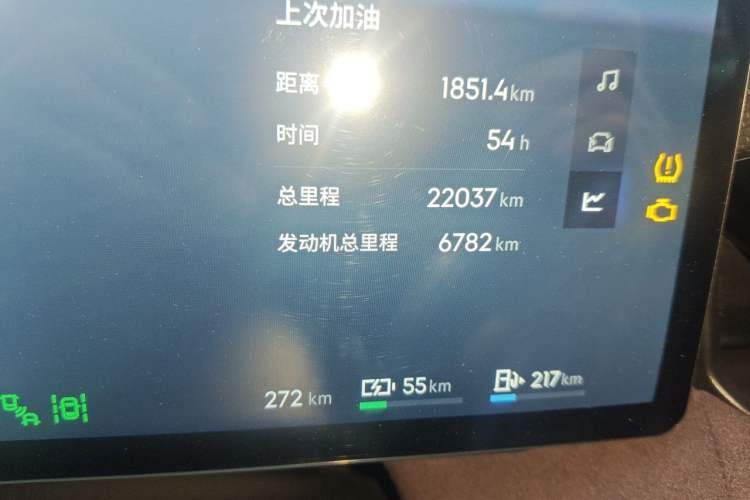 Used Lynk & Co 08 EM-P 2023 220km All-Wheel-Drive Performance Halo Odometer Close Up