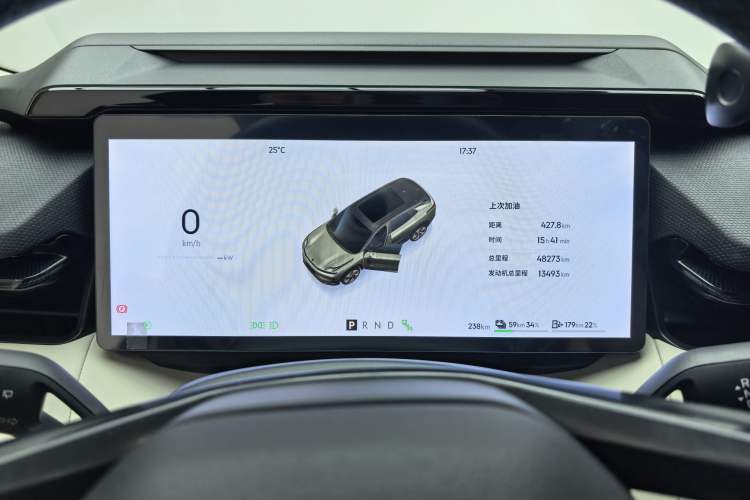 Used Lynk & Co 08 EM-P 2023 220km All-Wheel-Drive Performance Halo Odometer Close Up