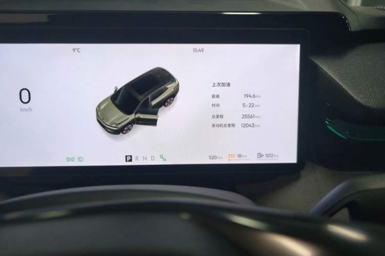 Used Lynk & Co 08 EM-P 2023 245km Ultra-Long Range Halo Odometer Close Up