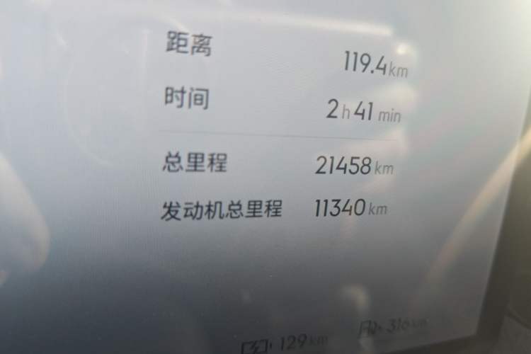 Used Lynk & Co 08 EM-P 2023 220km All-Wheel-Drive Performance Halo Odometer Close Up